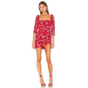CAMILA COELHO LIDIA DRESS PINK FLORA